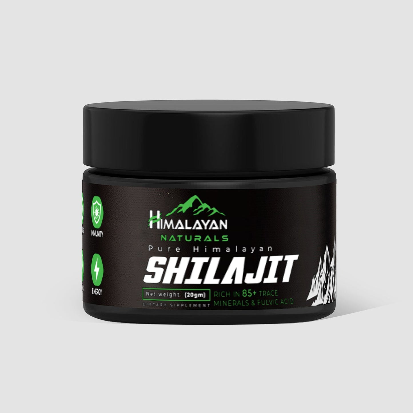 Pure Himalayan Shilajit (Aftabi) - Premium Quality Golden Grade Shilajit - Pakista's No. 1 Quality Granted - Himalayan Naturals